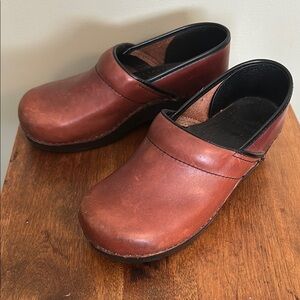 Dansko Brown Leather Clogs